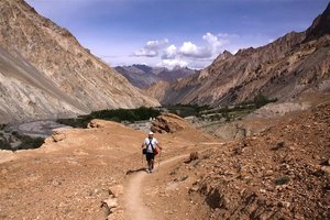 Suhe doline in soteske s treka v Ladaku