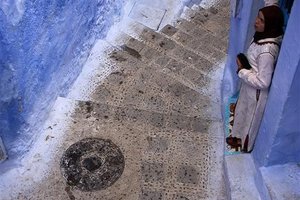 Modri hodniki sredozemskega Chefchauena, najlepšega mesteca v Maroku