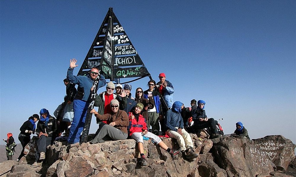 Pozdravček z vrha Toubkala