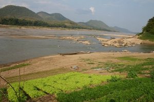 Mekong ob Luang Prabangu