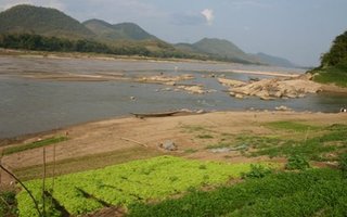Mekong ob Luang Prabangu