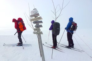 Norveška, s pohodnimi smučmi - 6308.JPG