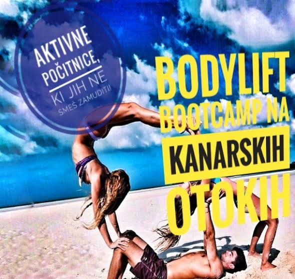 Aktivne počitnice - Bodylift bootcamp na Kanarih